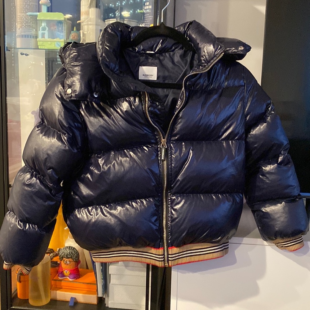 Burberry kids DOWN-FILLED HOODED PUFFER JACKET